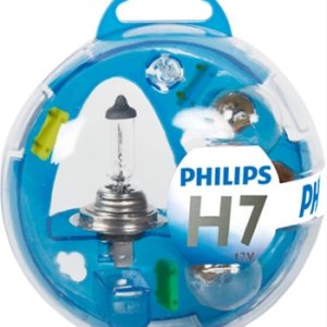 Set Rezerva Becuri si Sigurante Auto Philips